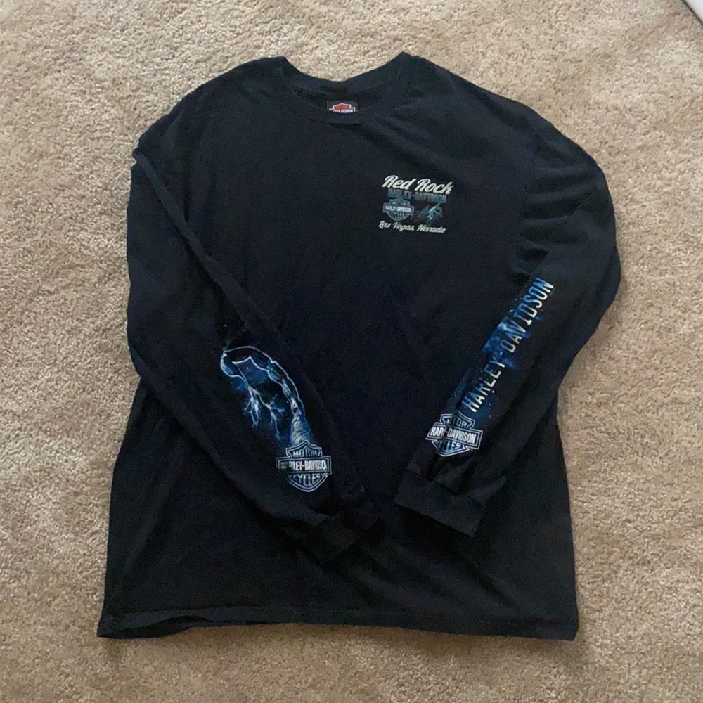 HARLEY-DAVIDSON RED ROCK LONG SLEEVE!